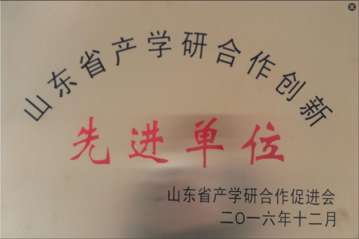 山東省技術(shù)創(chuàng)新和產(chǎn)學(xué)研合作先進(jìn)單位